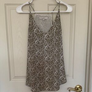 LOFT Olive Leaf V-Neck Camisole